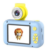 Tuomeng 2.4 inç Mini Full HD Kompakt Çocuk Dijital Fotoğraf Makinesi Mavi
