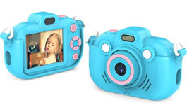 Fairy Mini Full HD Kompakt Çocuk Dijital Fotoğraf Makinesi Mavi