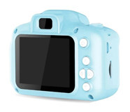 Pazariz Mini Full HD Kopmakt Çocuk Dijital Fotoğraf Makinesi Mavi