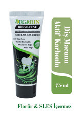 Orgarin Aktif Karbonlu Organik Florürsüz Diş Macunu 75 ml