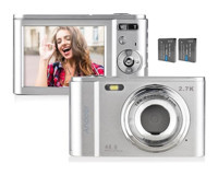 Andoer Full HD Kopmakt Dijital Fotoğraf Makinesi Gümüş