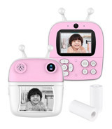 Vkemall 2.4 inç Mini Full HD Kompakt Çocuk Dijital Fotoğraf Makinesi Pembe