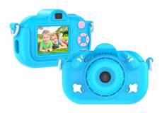Vkemall Full HD Kopmakt Çocuk Dijital Fotoğraf Makinesi Mavi