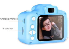 Teknomila Mini Full HD Kopmakt Çocuk Dijital Fotoğraf Makinesi Mavi