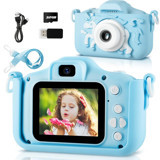 Tfixol Mini Full HD Kompakt Çocuk Dijital Fotoğraf Makinesi Pembe