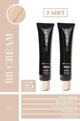 Selin Beauty Light Tüm Ciltler İçin BB Krem Açık Ton 2 Adet