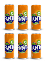 Fanta Portakallı Gazoz 6x330 ml