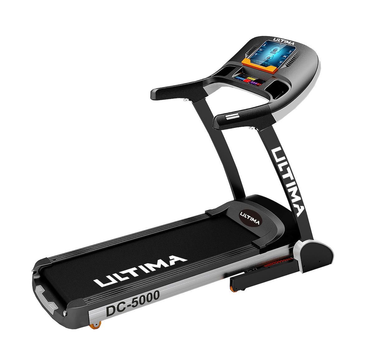 Ultima DC-5000 12 Programlı 130 kg Kapasiteli Motorlu Katlanabilir Koşu Bandı Siyah