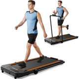 Urevo 2in1 120 kg Kapasiteli Motorlu Katlanabilir Koşu-Yürüyüş Bandı Siyah