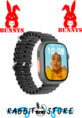 Rabbit Store Watch 8 Plus 49 mm Siyah