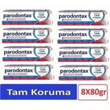 Parodontax Tam Koruma Naneli Florürlü Diş Macunu 8x80 ml
