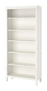 IKEA Masif 6 Bölmeli 6 Raflı Suntalam 197x90x37 cm Çam Kitaplık