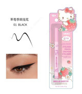 Miniso Suya Dayanıklı Mat Pastel Siyah İnce Uçlu Keçe Kalem Eyeliner