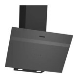 Siemens LC64KPJ70T 400 m³ 60 cm Cam Yüzey Duvar Tipi Davlumbaz Siyah