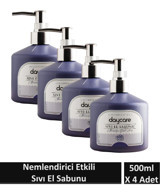 Daycare Marsilya Gülü Nemlendiricili 4'lü Sıvı Sabun 500 ml