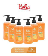 Bella Mandalin Nemlendiricili 6'lı Sıvı Sabun 500 ml