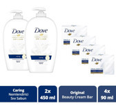 Dove Antibakteriyel Nemlendiricili Parabensiz 2'li Sıvı Sabun 450 ml