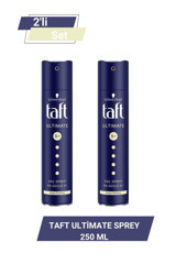 Schwarzkopf Ultimate No:5+ Parlaklık Veren Ekstra Güçlü Saç Spreyi 2x250 ml