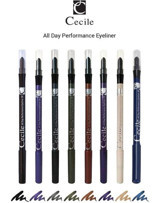 Cecile All Day Performance Çift Taraflı Suya Dayanıklı Mat Pastel Mavi Kalıcı İnce-Kalın Uçlu Kalem Eyeliner