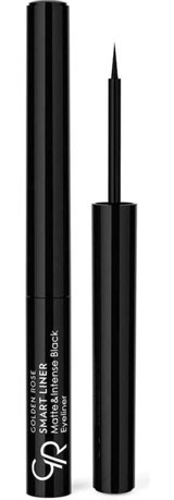Golden Rose Matte Intense Suya Dayanıklı Mat Siyah Kalıcı İnce Uçlu Fırça Likit Eyeliner