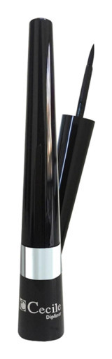 Cecile Very Black Suya Dayanıklı Mat Siyah Kalıcı İnce Uçlu Fırça Likit Eyeliner