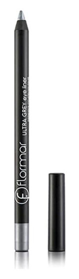 Flormar Great Look Ultra Suya Dayanıklı Parlak Pastel Gri Kalıcı Kalın Uçlu Kalem Eyeliner