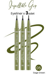 L'oréal Paris İnfaillible Eyeliner 05 Sage Suya Dayanıklı Mat Pastel Yeşil Kalıcı İnce Uçlu Keçe Likit Eyeliner
