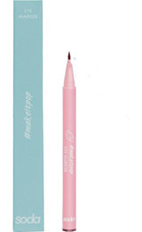 Soda Eye Marker 105 Suya Dayanıklı Mat Pastel Siyah Kalıcı İnce Uçlu Keçe Kalem Eyeliner