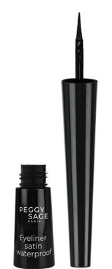 Peggy Sage Vinil Suya Dayanıklı Mat Siyah Kalıcı İnce Uçlu Fırça Likit Eyeliner