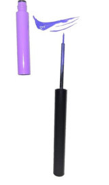 Monicatime İnce Uçlu Suya Dayanıklı Mat Neon Mor Kalıcı İnce Uçlu Fırça Kalem Eyeliner