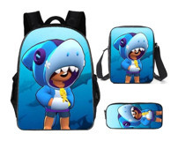 Sunnystore Wd0801p-21 Brawl Stars Su Geçirmez Çok Renkli Ortaokul Erkek Çocuk Sırt Çantası