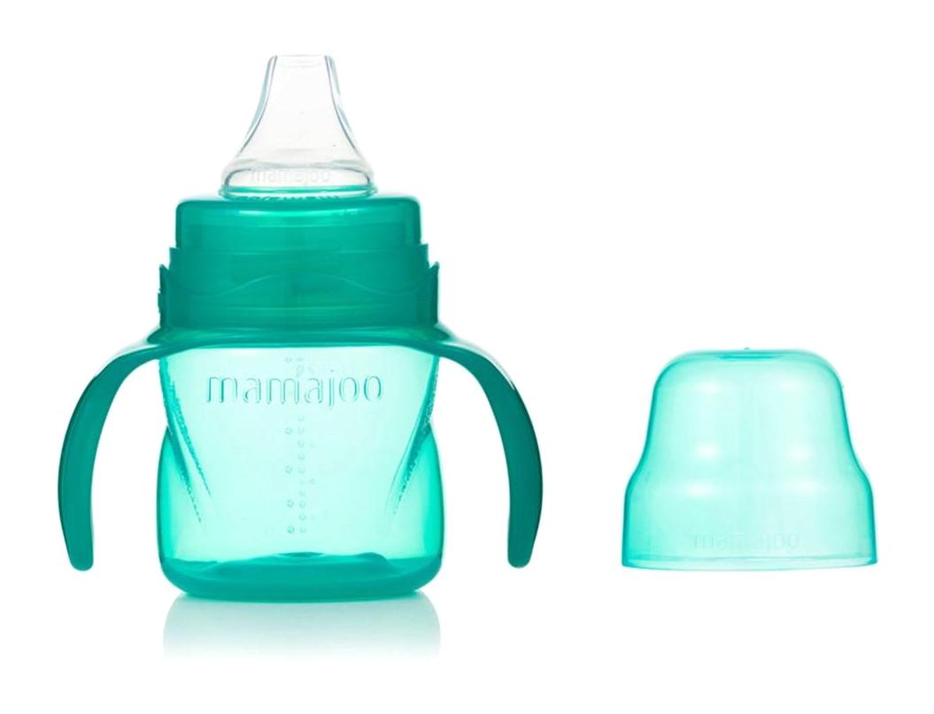 Mamajoo Yumuşak Uçlu Akıtmaz Kulplu 6 Ay+ 160 ml Alıştırma Bardağı Yeşil