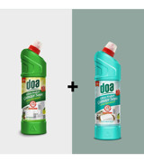Doa Ultra Yoğun Beyaz Sabun ve Çam Banyo-Mutfak İçin Jel Çamaşır Suyu 2x750 ml
