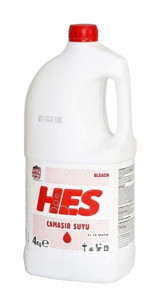 Hes Klasik Banyo-Mutfak İçin Sıvı Çamaşır Suyu 4 lt