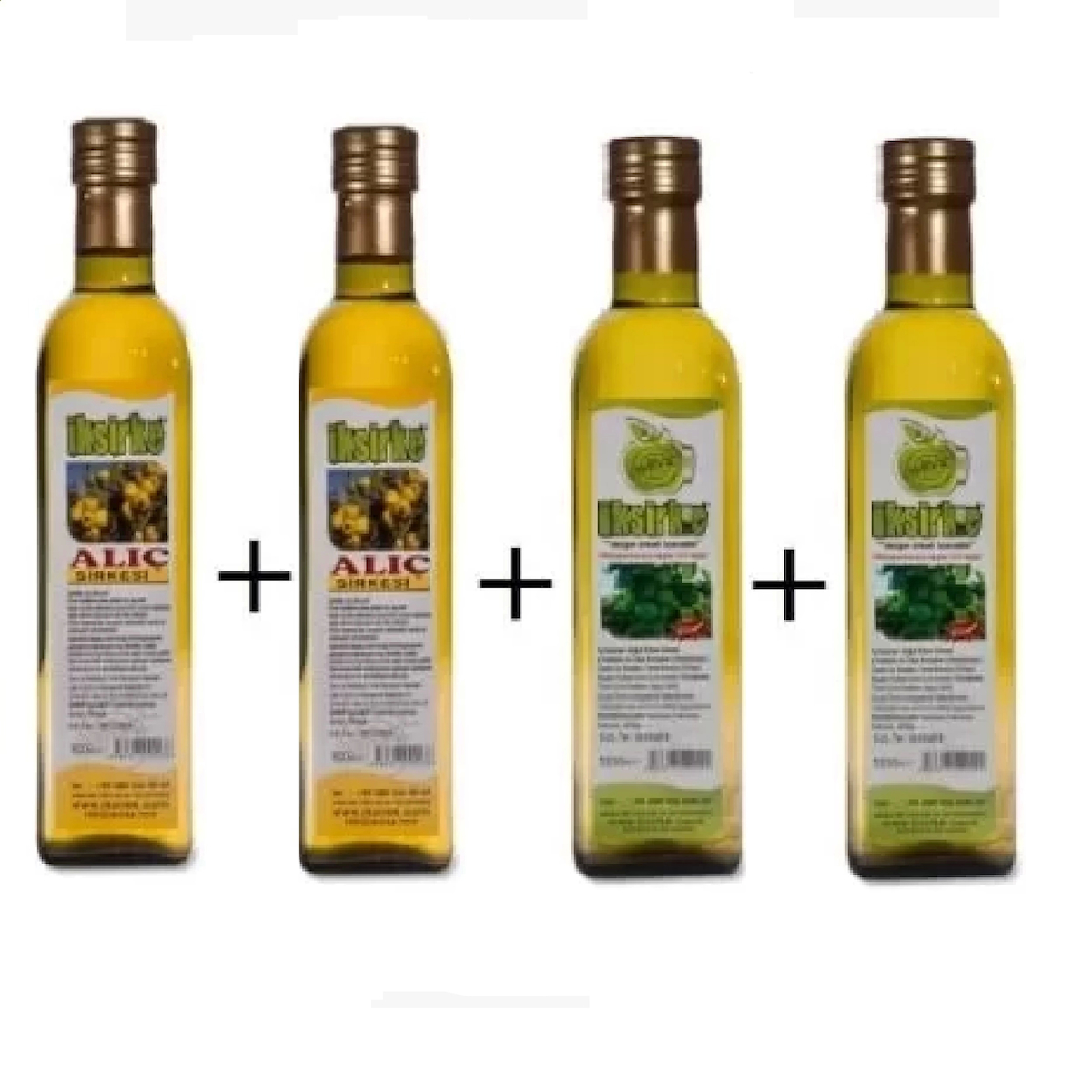 İksirke Alıç-Ekşi Elma Sirkesi 4x500 ml