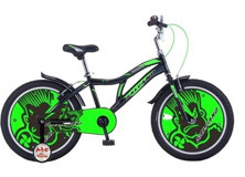 Salcano Badboy 16 Jant 5 -6 Yaş Siyah-Yeşil Çocuk Bisikleti