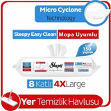 Sleepy Easy Clean 50 Yaprak 3'lü Paket Islak Mendil