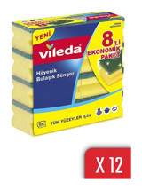 Vileda Hijyenik Oluklu 12x8'li Bulaşık Süngeri