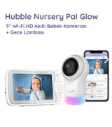 Hubble Nursery Pal Glow Gece Görüşlü Dijital 5 İnç Ekranlı Full HD Bebek Kamerası