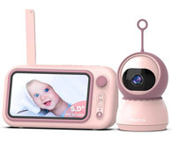 Babytone Gece Görüşlü 5 İnç Ekranlı Bebek Kamerası