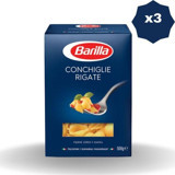 Barilla Conchiglie Rigate Midye Makarna 3x500 gr
