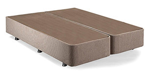 Niron Yatak Klasik 150x200 cm Ayrılabilen Başlıksız Çift Kişilik Sandıklı Baza Bej
