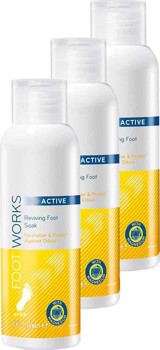 Avon Foot Works Active Canlandırıcı Ayak Kremi 3x100 ml