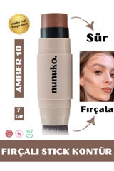 Nunuko Milky Jelly Amber 10 Çift Taraflı Krem Stick Kontür