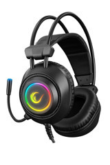 Rampage RM-K19 Raging Plus 7.1 USB Mikrofonlu Kablolu Kulak Üstü Kulaklık Siyah