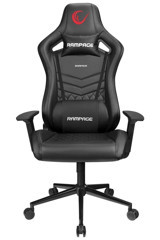 Rampage KL-R64 Ortopedik Suni Deri Oyuncu Koltuğu Siyah