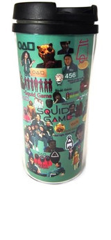 Modaroma Squid Game Kolaj Plastik 280 ml Outdoor Bardak Termos Çok Renkli