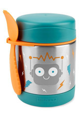 Skip Hop Spark Style Robot Paslanmaz Çelik 325 ml Bebek Termos Çok Renkli