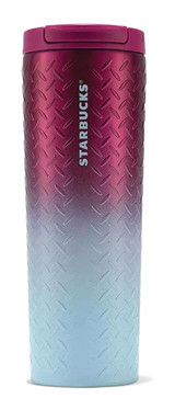 Starbucks Paslanmaz Çelik 473 ml Outdoor Matara Termos Bordo - Mavi