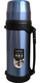 Shotay ST-8213 Çelik 1.2 lt Outdoor Matara Termos Mavi